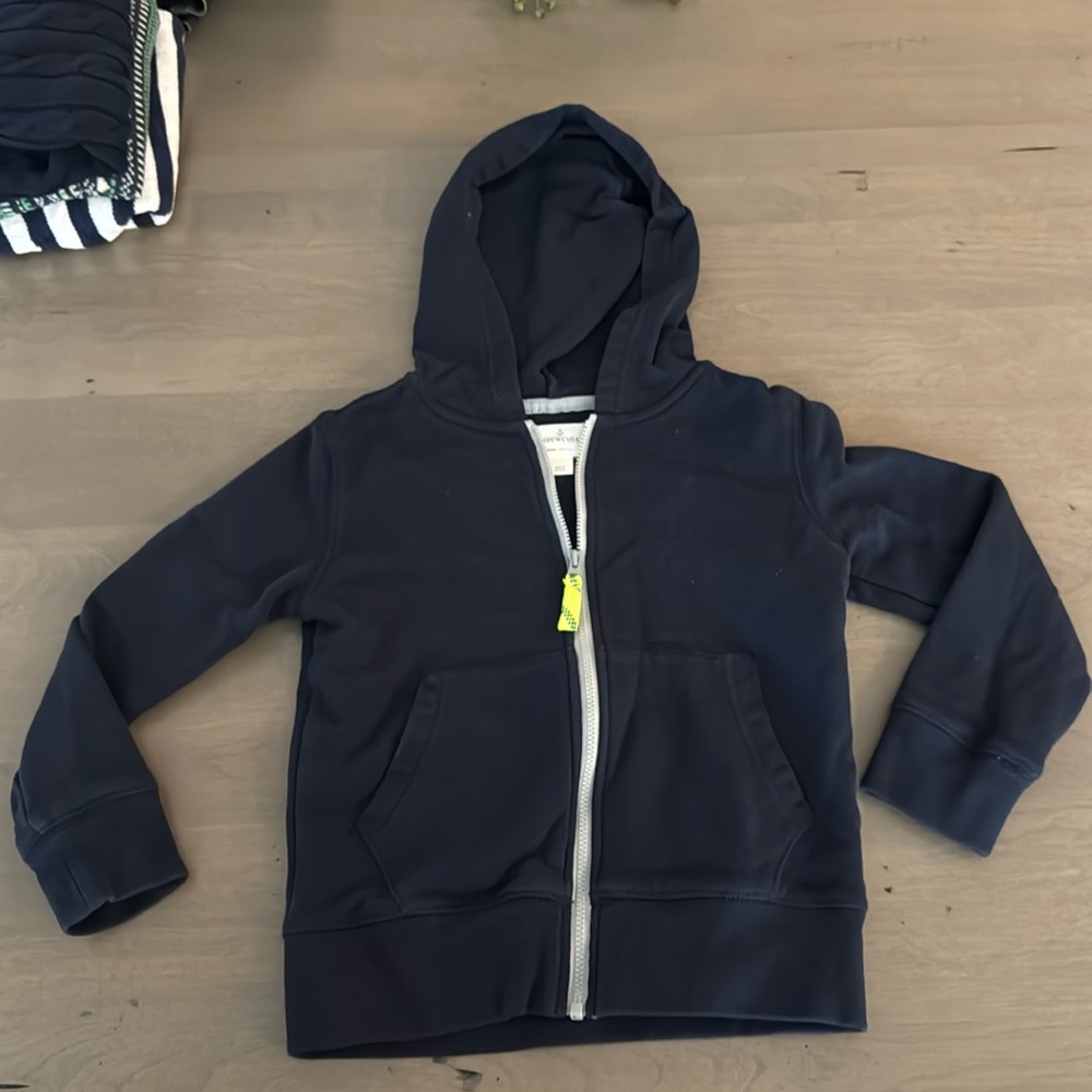 Crewcuts navy hooded sweatshirt size XS (4-5)